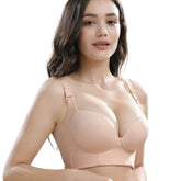 Seamless Push Up Plunge Bra - Okay Trendy